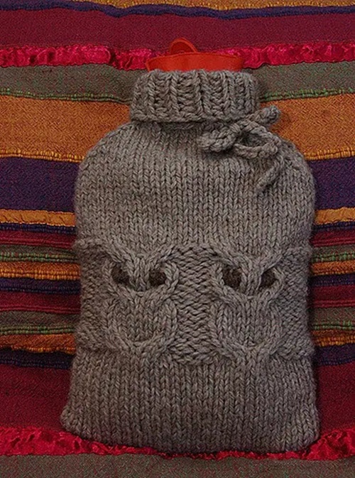 13 unique cable owl free knitting patterns ⋆ bright stuffs