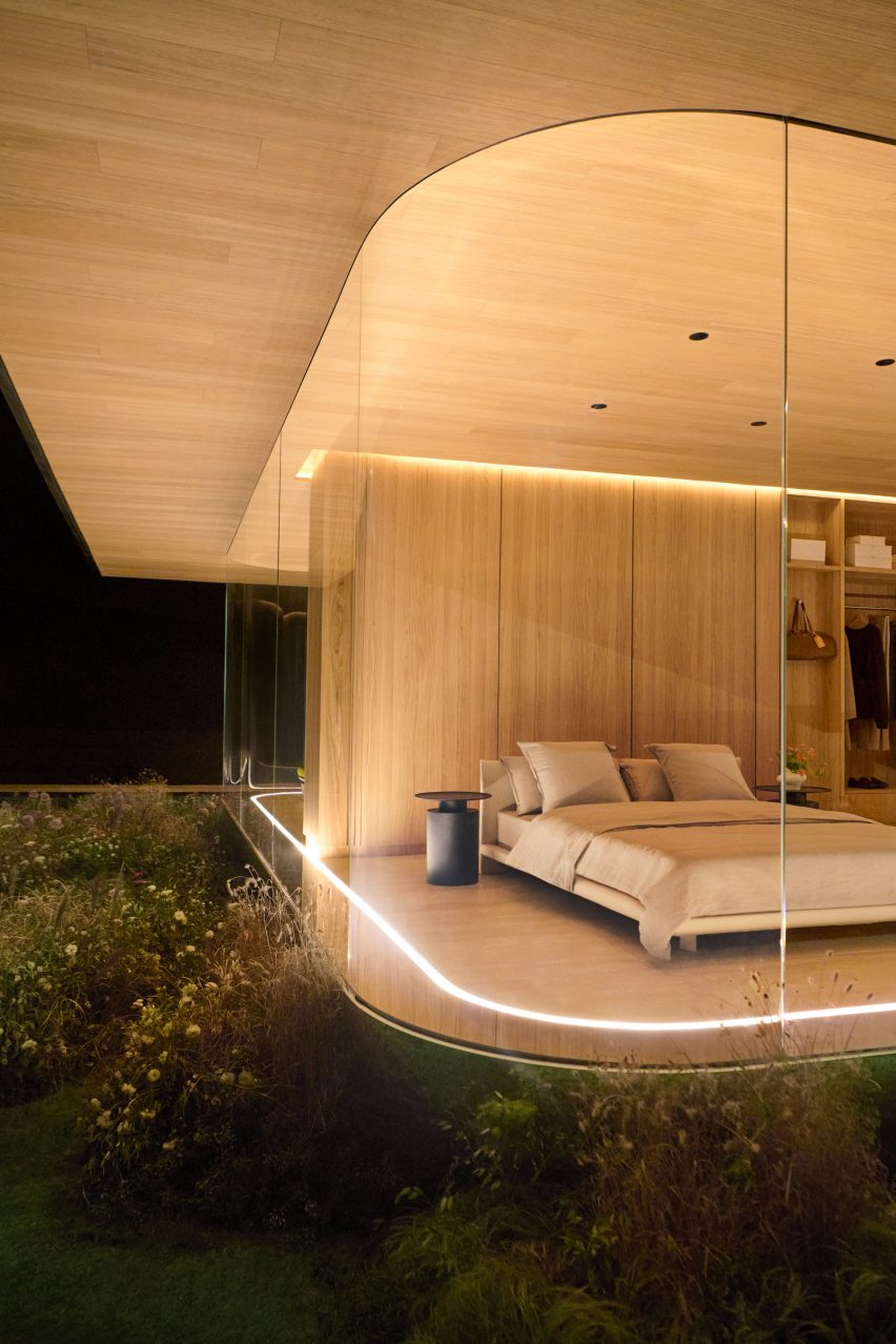 close-up of the house