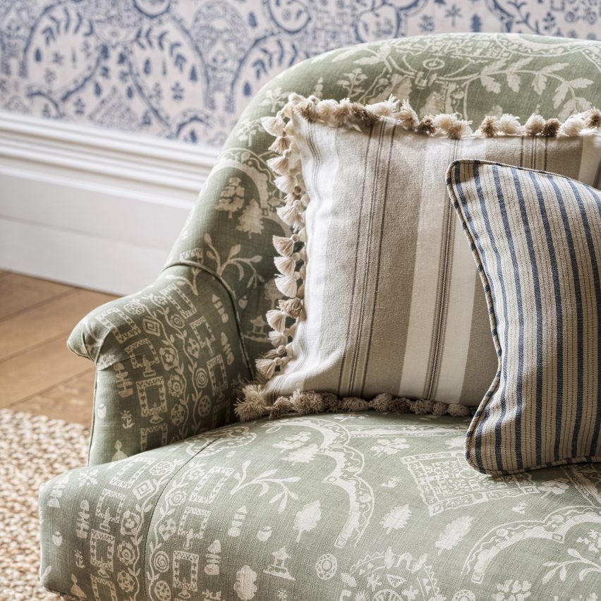 håg x recouture capisco task chair by flokk among new products on dezeen showroom 18 highgrove collection by sanderson