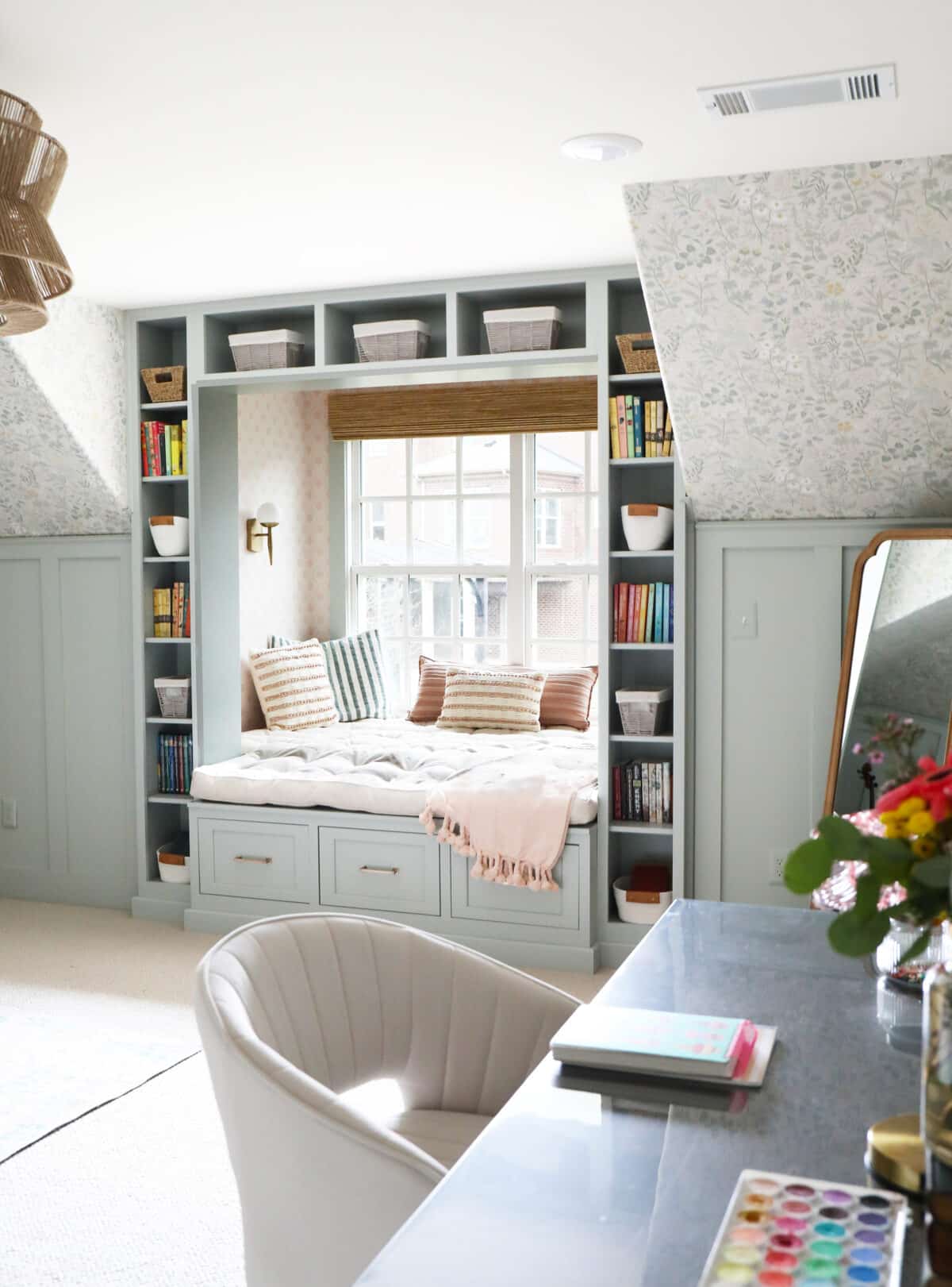 secret garden bedroom + ensuite bath