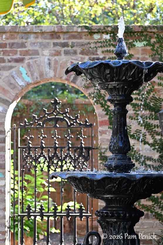 new orleans-inspired garden courtyard - digging