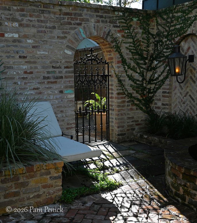new orleans-inspired garden courtyard - digging