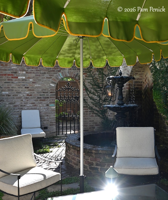 new orleans-inspired garden courtyard - digging