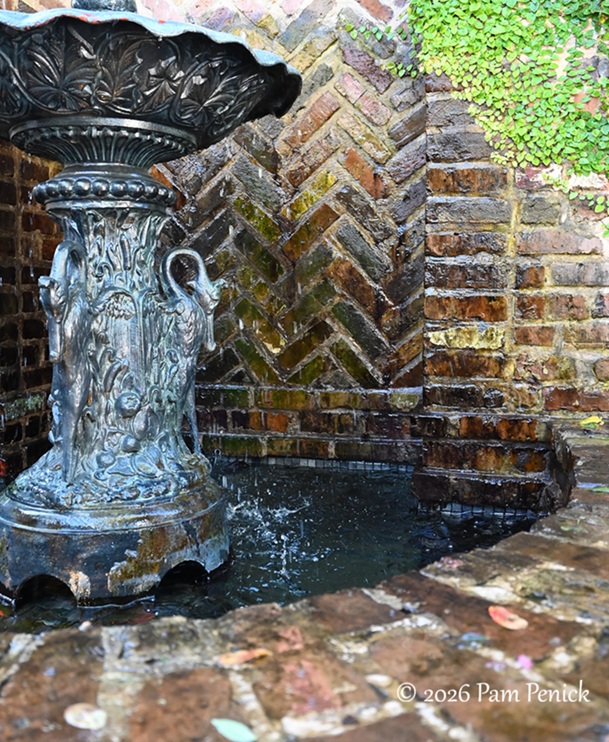 new orleans-inspired garden courtyard - digging