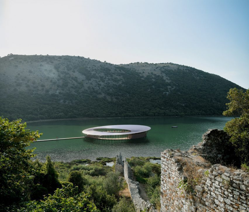 five opportunities in architecture listed on dezeen jobs 5 disc-shaped floating structure on lake