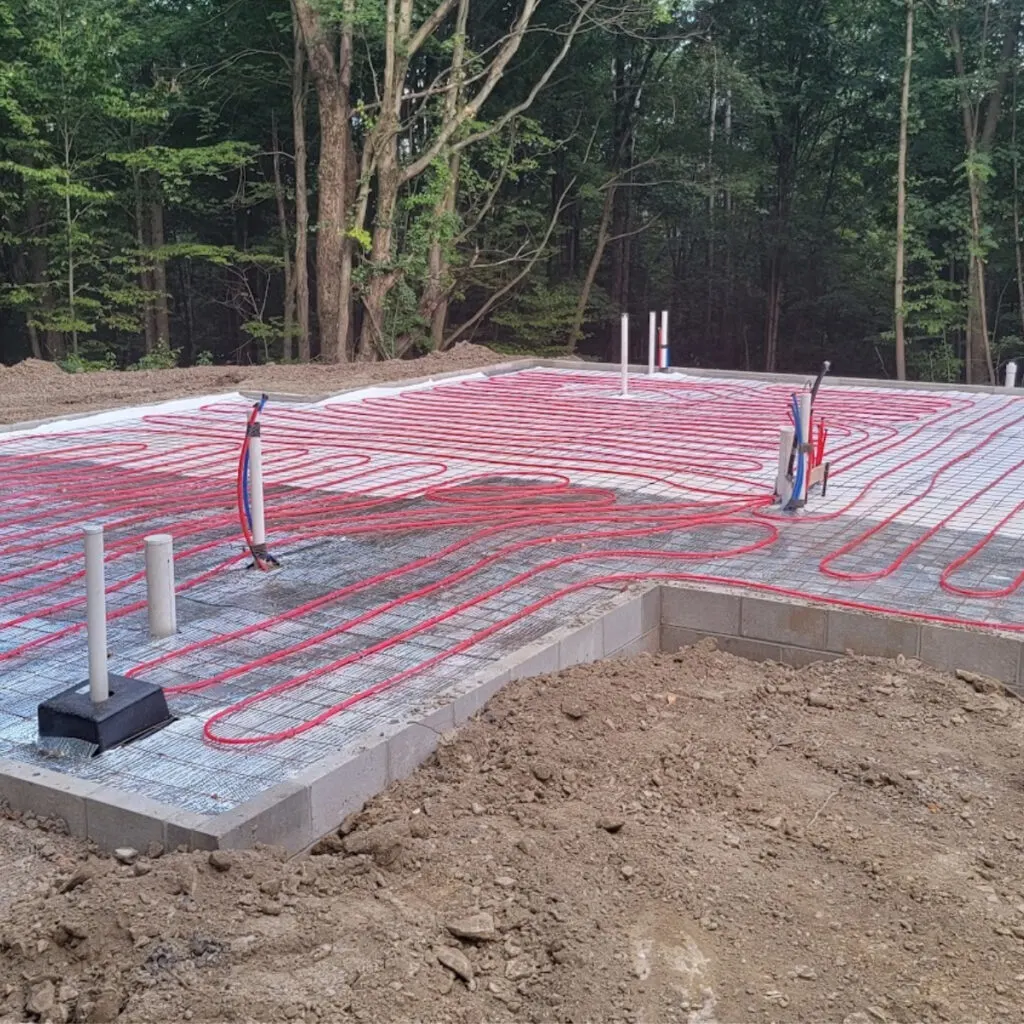 on demand radiant floor heat