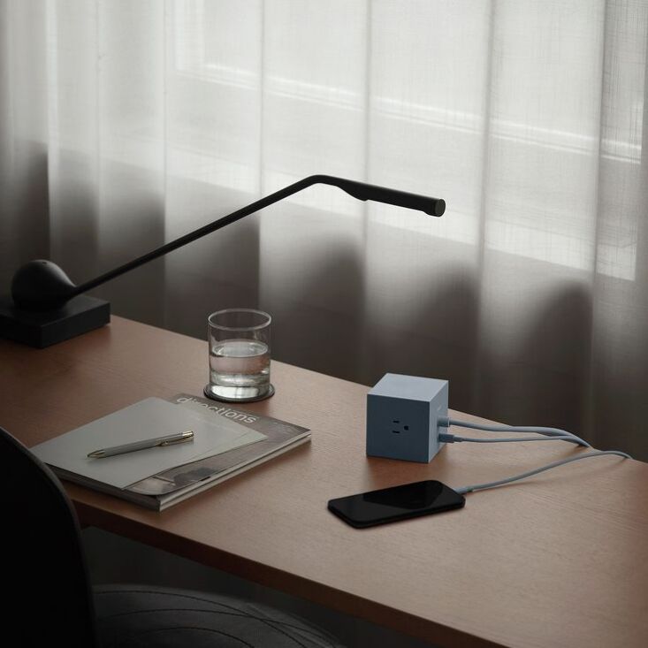 the square 1 in shark blue; $60. companion charging cables are also available. 19