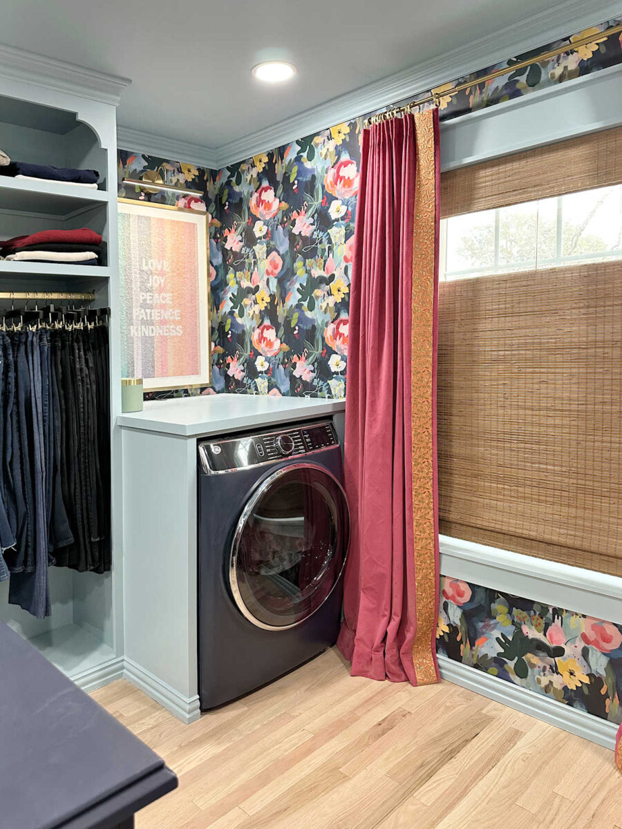 washer and dryer in the walk-in closet - my best design decision ever (a five-month update)