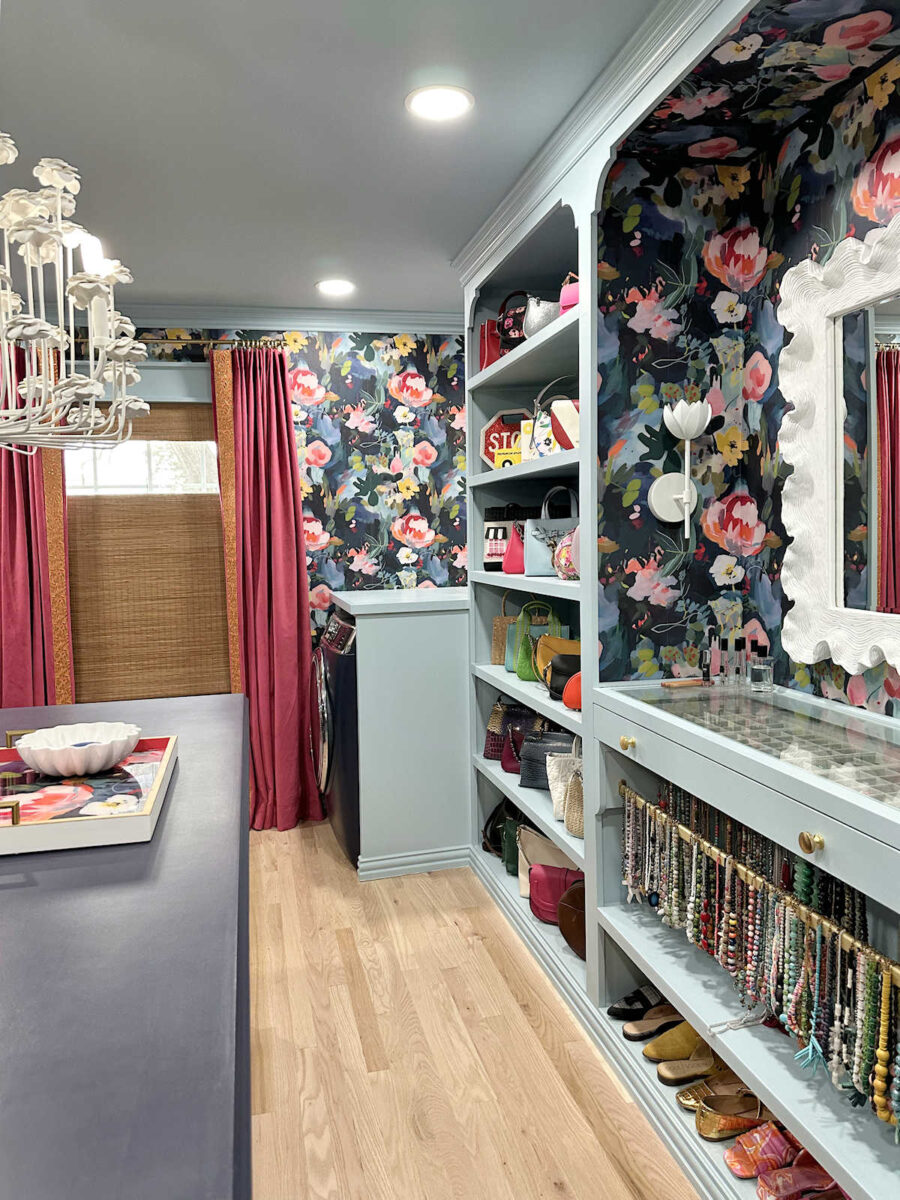 washer and dryer in the walk-in closet - my best design decision ever (a five-month update)