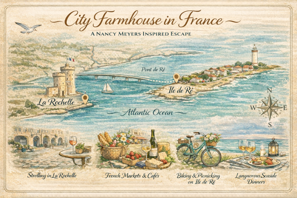 City Farmhouse in France- A Nancy Meyers Inspired Escape