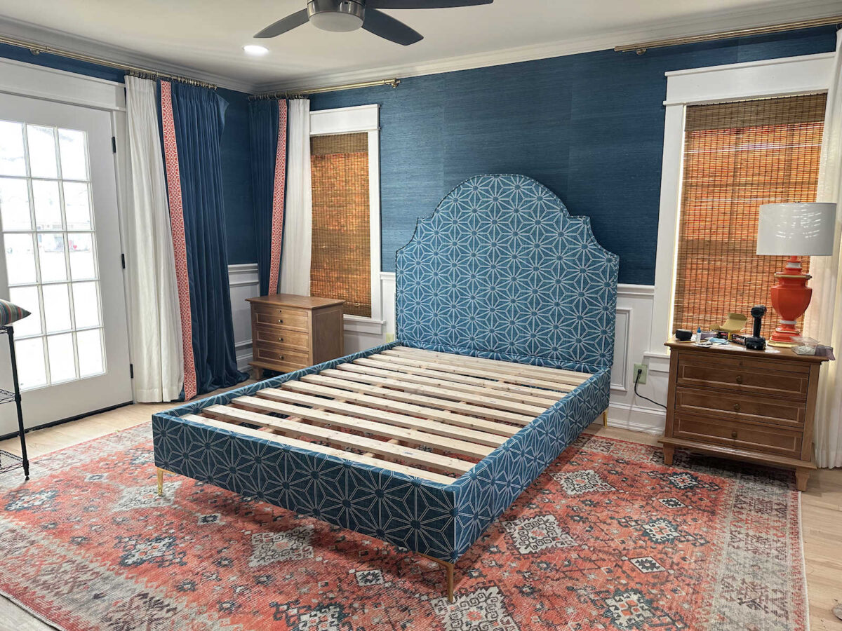 upholstered bed base