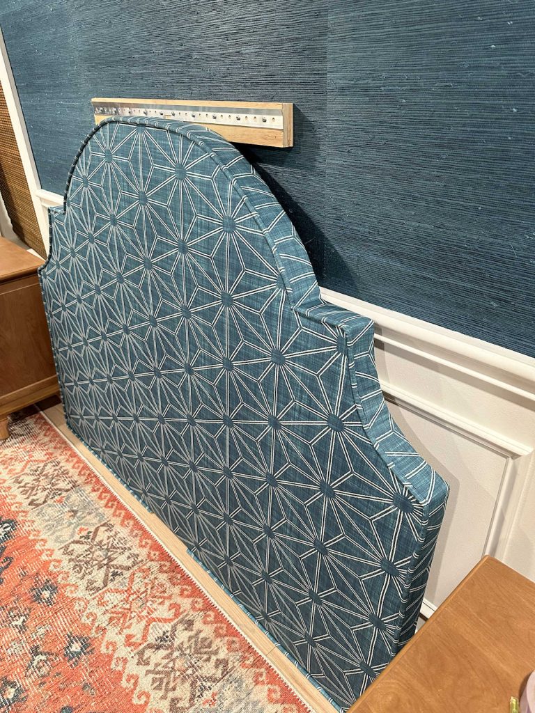 DIY Upholstered Headboard With Piping (The Bedroom Headboard Is Finished!)