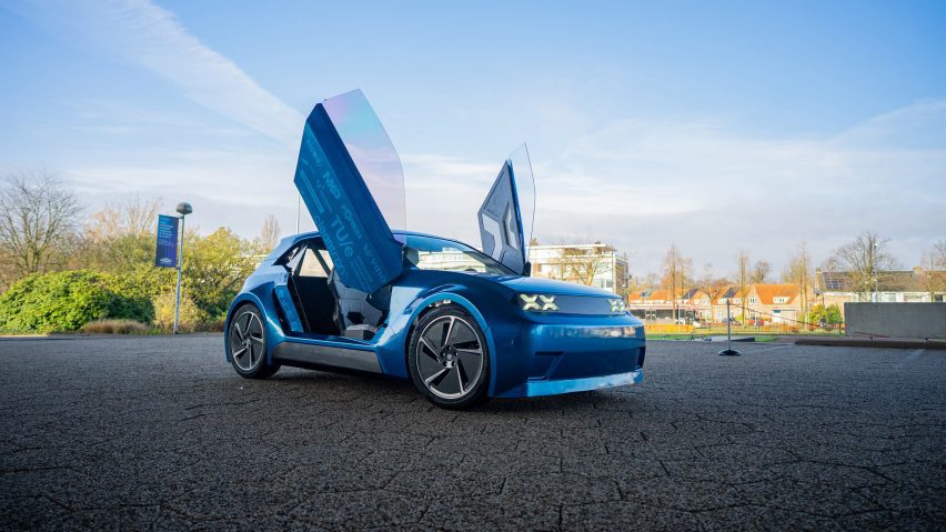 aria repairable electric car concept by tu/ecomotive group