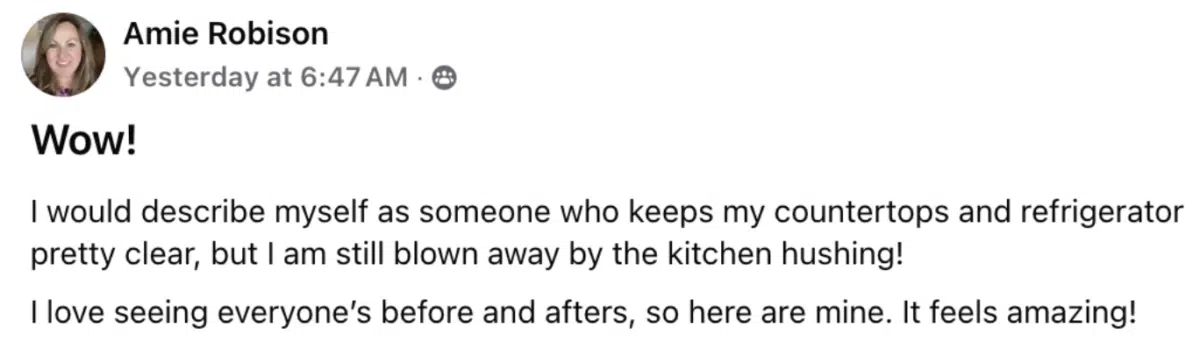 backwards decluttering works