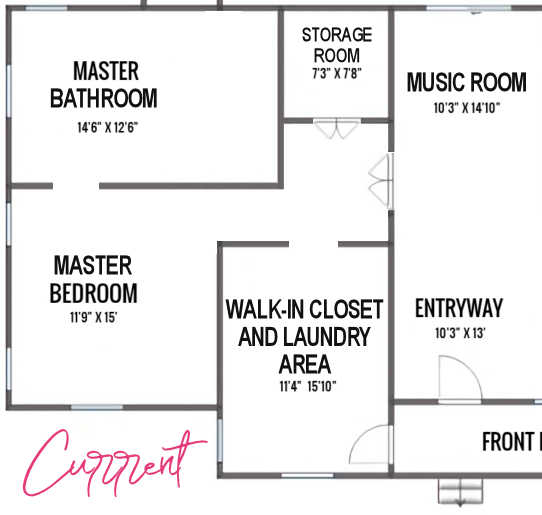 Planning Our Bedroom Suite Storage Room
