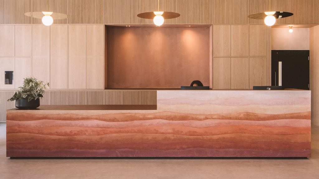 Anomaly avoids “overly formal” interiors in this co-working space