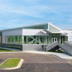 Ross Barney Architects exposes industrial elements at technical school