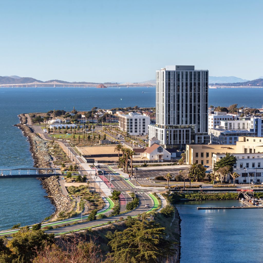 DBA installs tallest building on Treasure Island in San Francisco