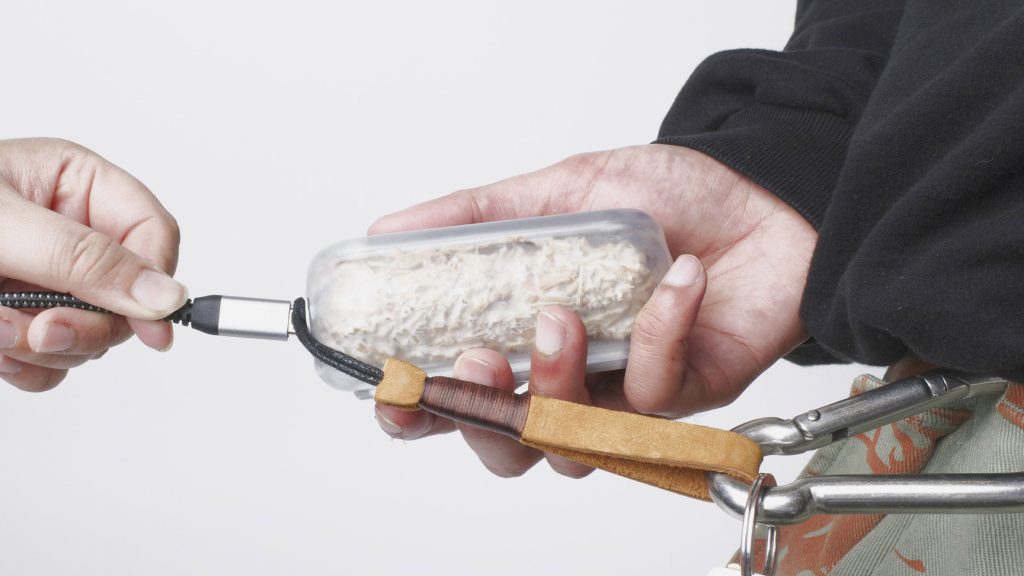 Mycelium data storage device among projects from Parsons School of Design at The New School