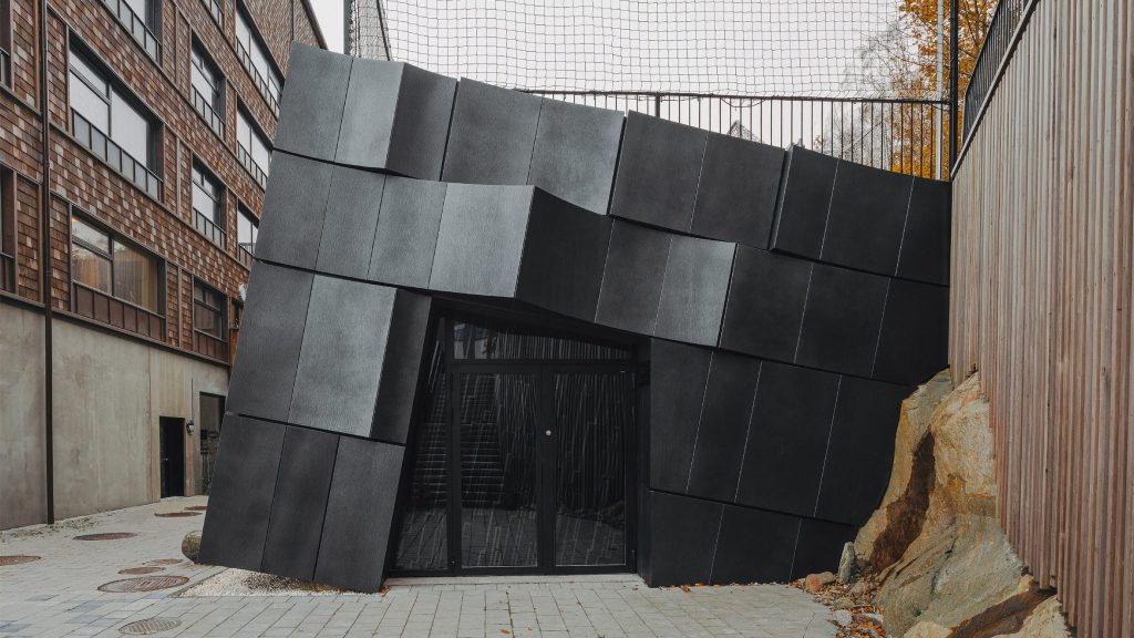 Erdegard Arkitekter creates entrance for cavern in Gothenburg