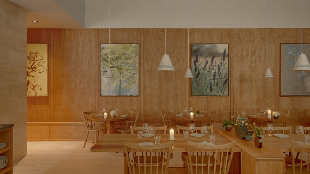 Flynn McGarry creates “relaxed and warm” dining interior at Cove