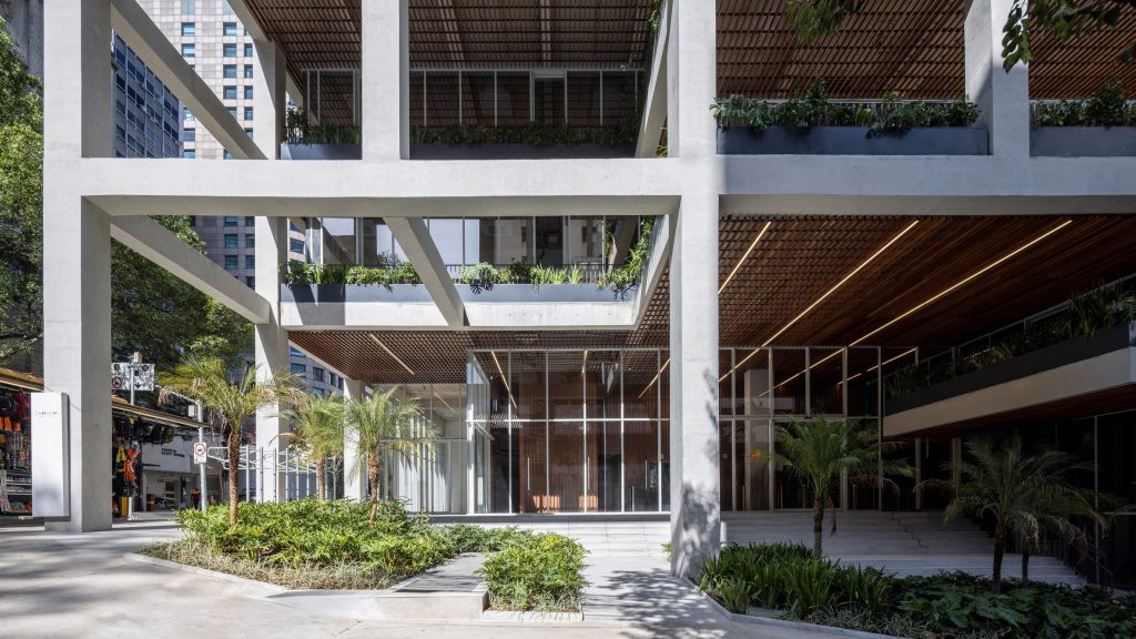 Triptyque wraps São Paulo skyscraper with system of planters