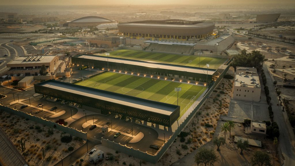OODA reveals latticed training facility for Al Nassr FC in Saudi Arabia