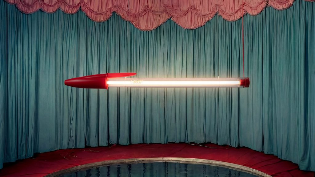 Seletti’s Bic Lamp scales-up signature stationary item