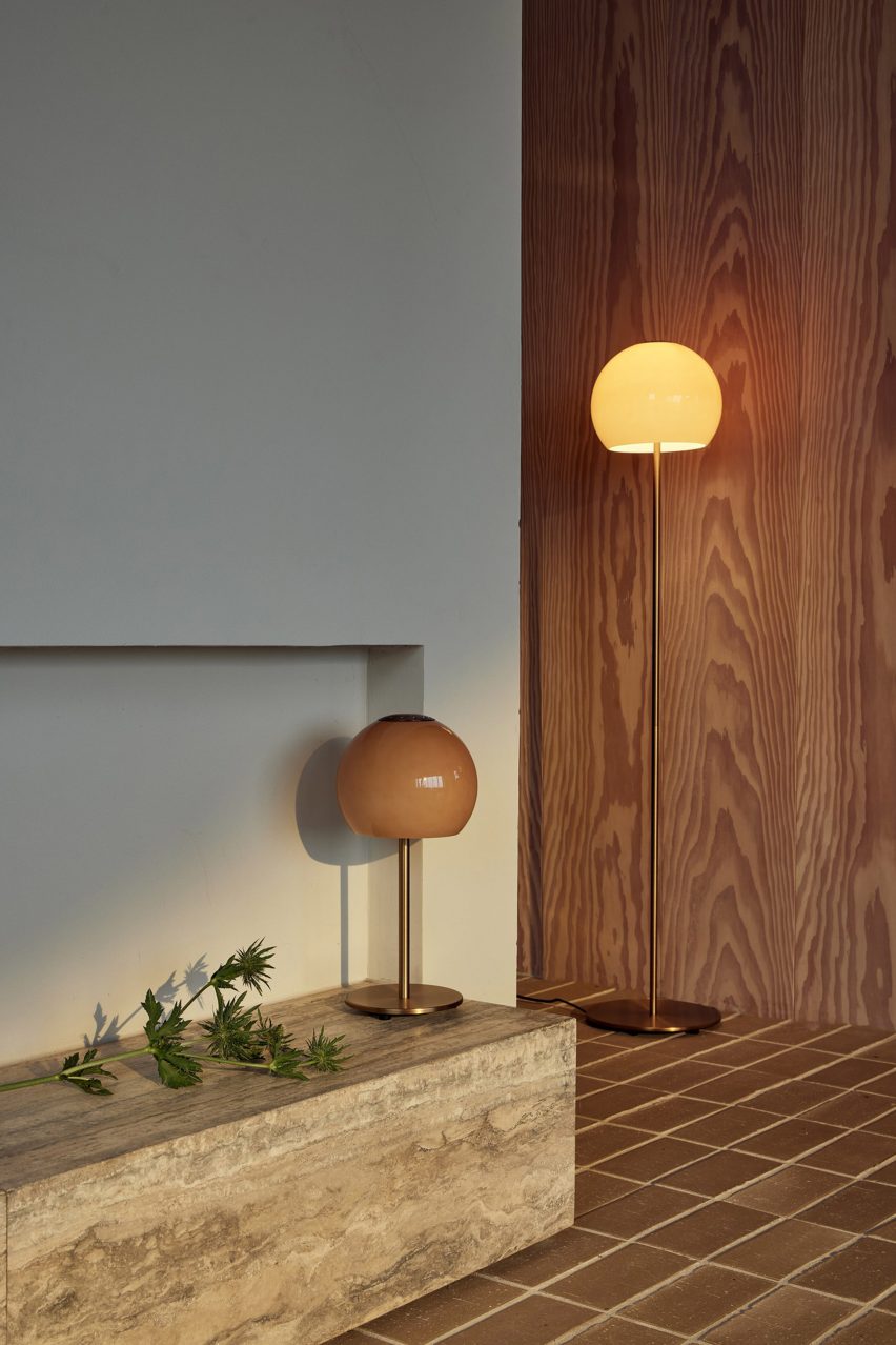 ball glass table and ball glass floor