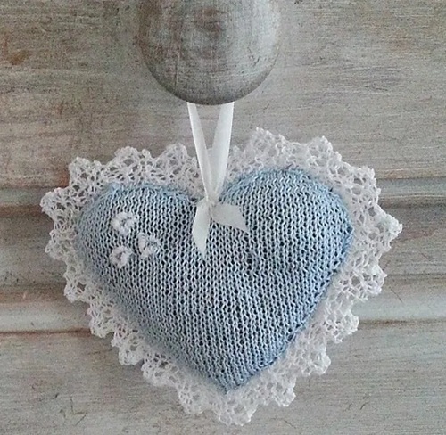 9 unique heart free knitting patterns ⋆ bright stuffs
