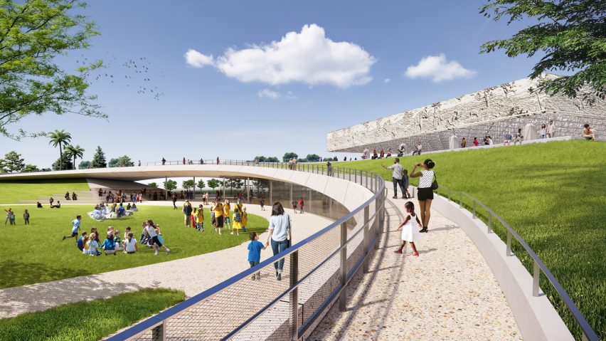 la brea tar pits by weiss manfredi