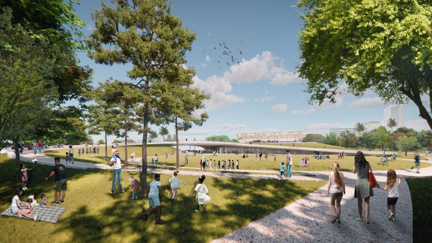 la brea tar pits by weiss manfredi