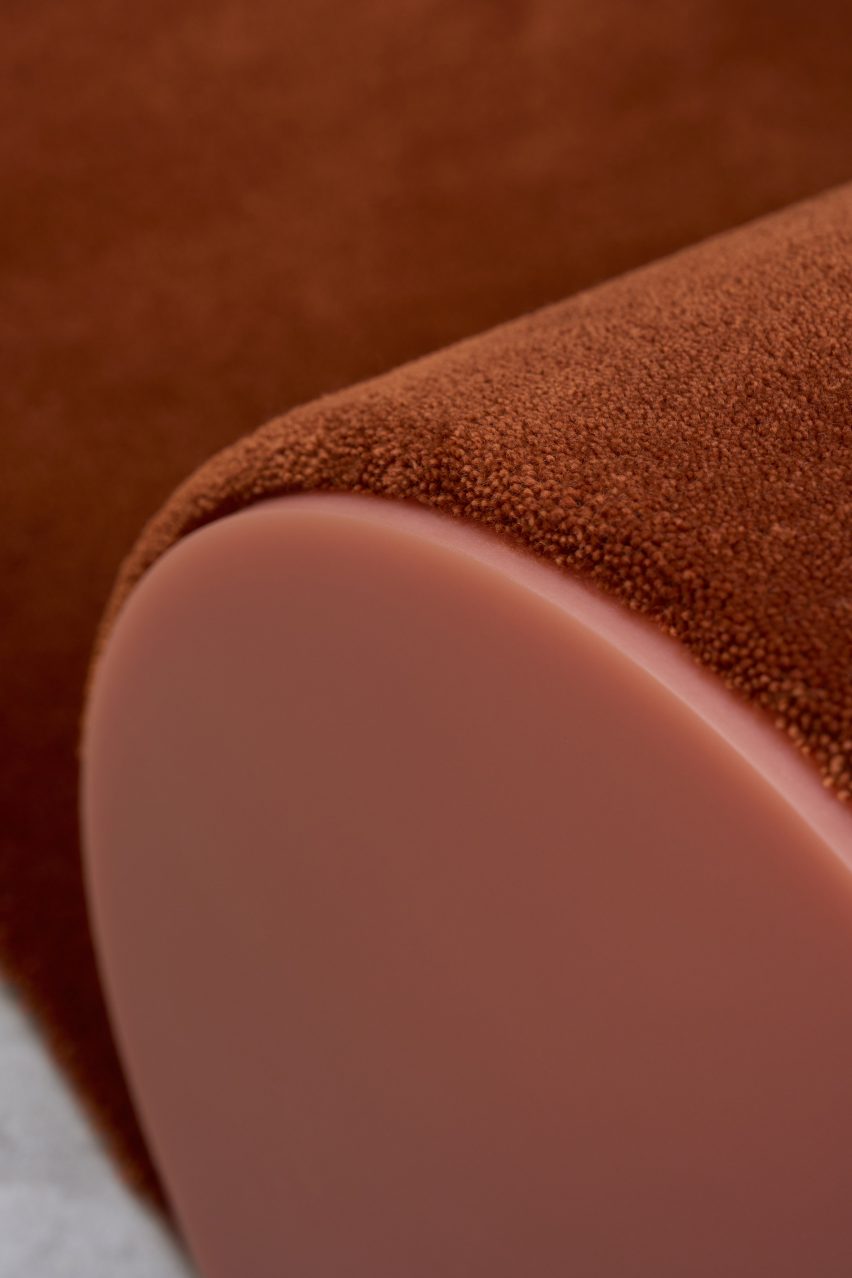 robot-tufted wool arm