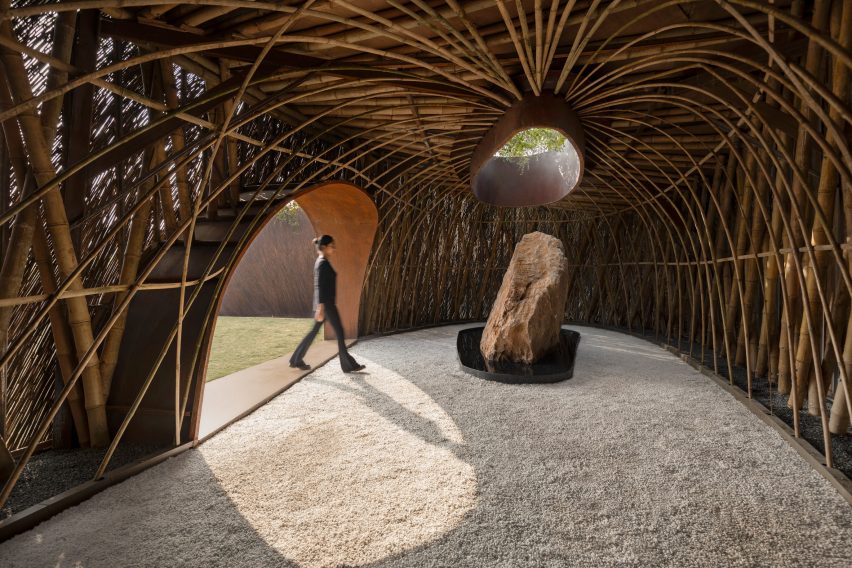 sacred nature aranyani pavilion by t__m.space
