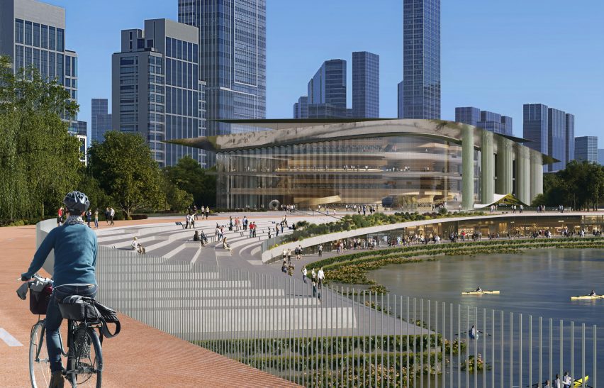 visualisation of cultural space by zaha hadid architects