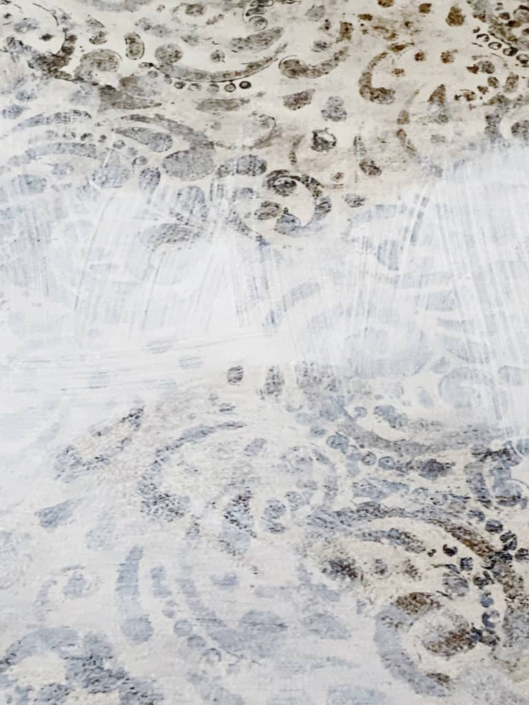 how to creat a faux antique finish with patterned patina