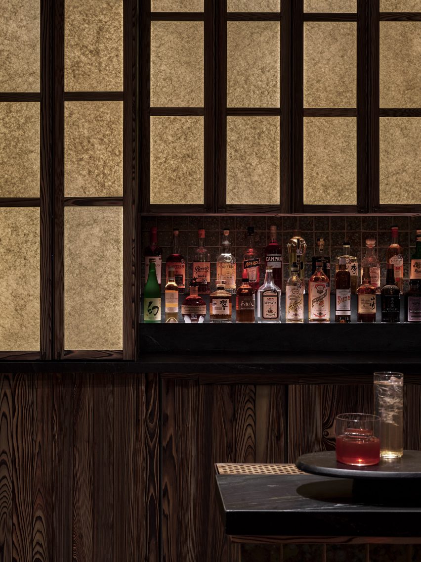 gridded millwork screens 