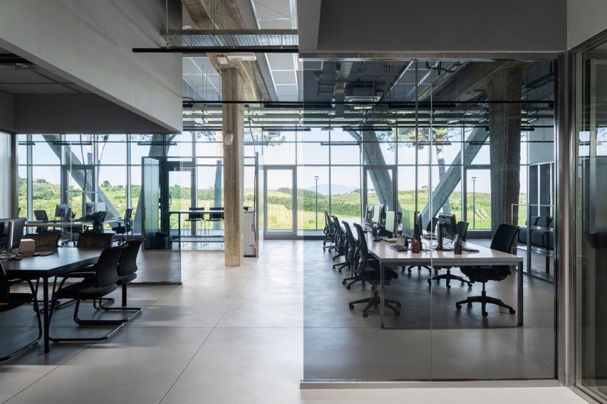 interior of factory by metrooffice architetti