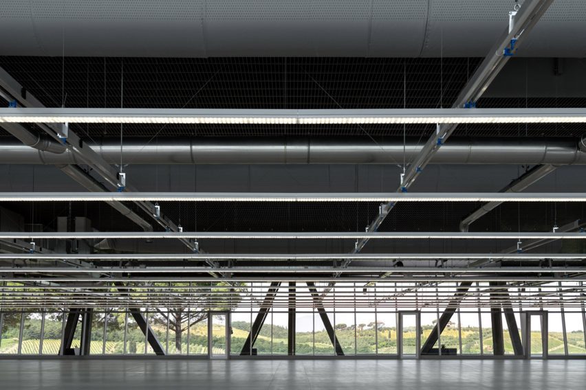 open-plan factory for balenciaga