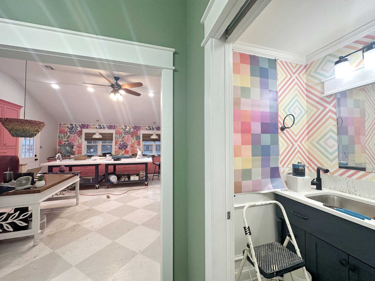 studio bathroom look