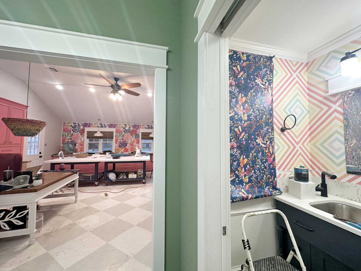 studio bathroom look