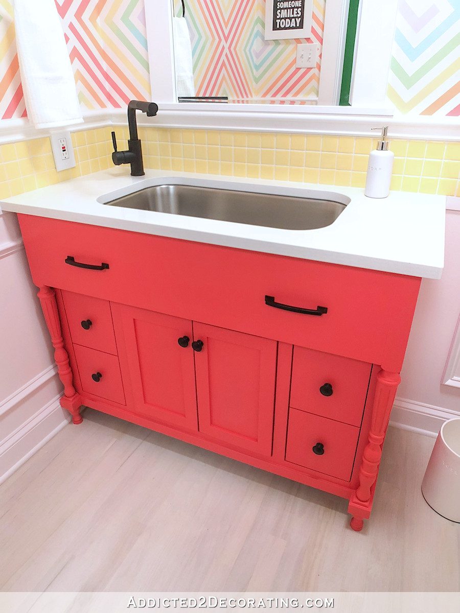 finished studio half bathroom - 9