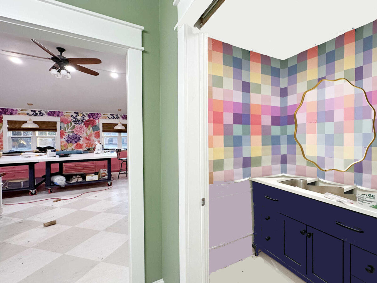 half bathroom planning - a few mockups