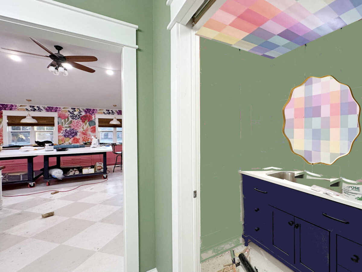 half bathroom planning - a few mockups