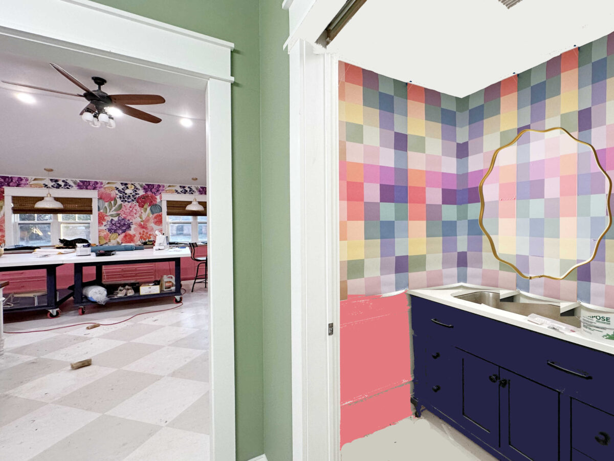 half bathroom planning - a few mockups