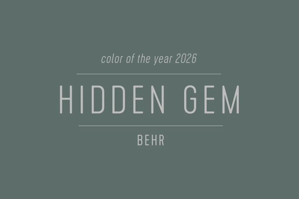 behr color of the year 2026 hidden gem swatch