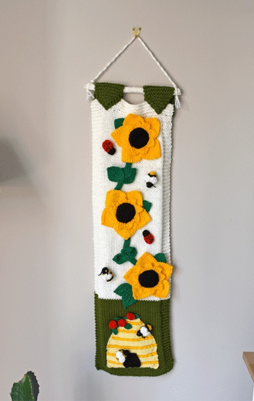 sunflower free knitting