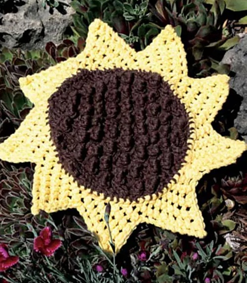 sunflower free knitting