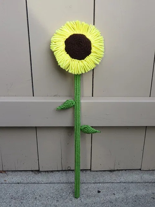 sunflower free knitting