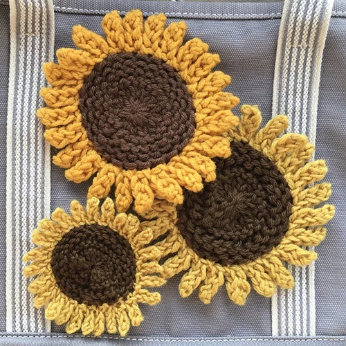 sunflower free knitting